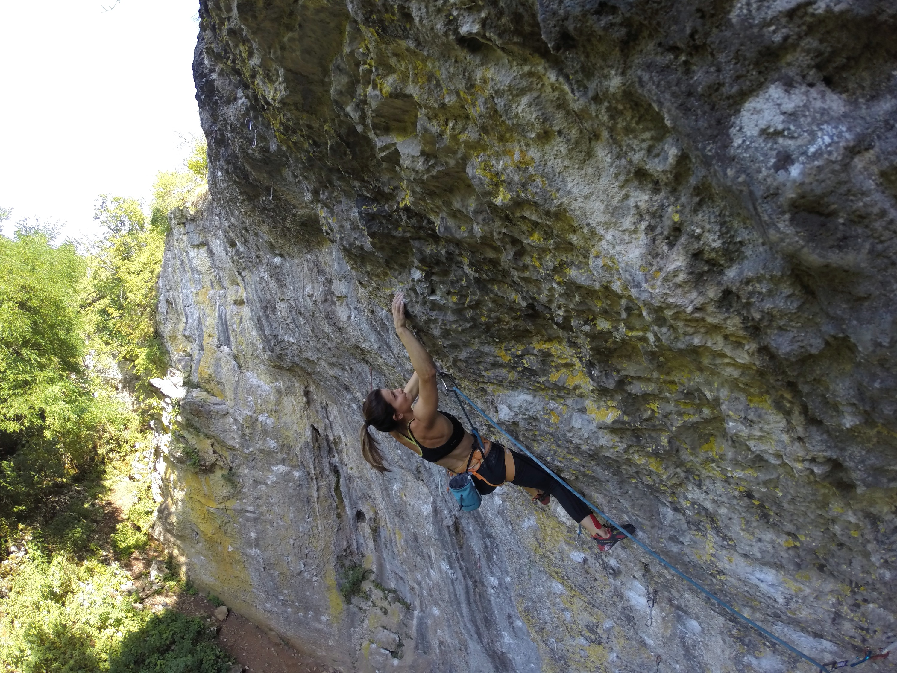 Vera Gussetti in Violento dubbio (8b) in Baratro